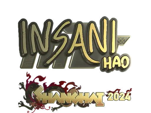 Sticker | insani (Gold) | Shanghai 2024