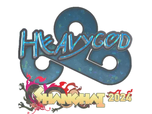 Sticker | Heavygod (Glitter) | Shanghai 2024