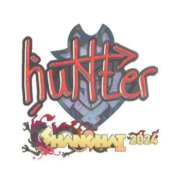 Sticker | huNter- (Holo) | Shanghai 2024