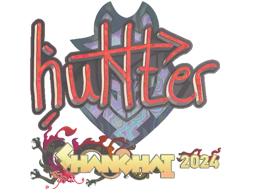 Sticker | huNter- (Holo) | Shanghai 2024