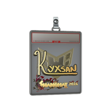 Sticker Slab | kyxsan (Gold) | Shanghai 2024