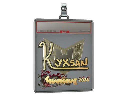 Sticker Slab | kyxsan (Gold) | Shanghai 2024