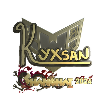 Sticker | kyxsan (Gold) | Shanghai 2024