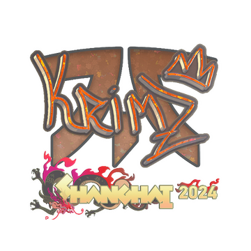 Sticker | KRIMZ (Glitter) | Shanghai 2024