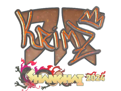 Sticker | KRIMZ (Glitter) | Shanghai 2024
