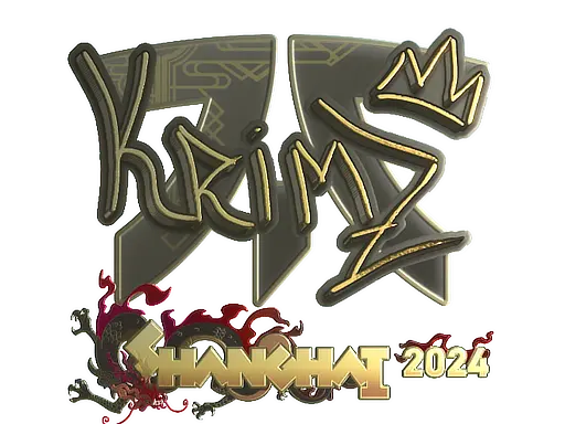 Sticker | KRIMZ (Gold) | Shanghai 2024