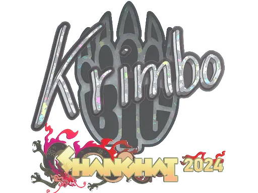 Sticker | Krimbo (Glitter) | Shanghai 2024