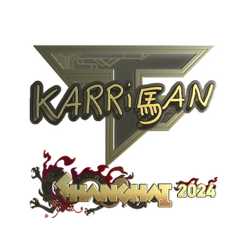 Sticker | karrigan (Gold) | Shanghai 2024