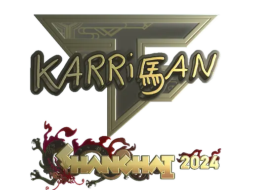 Sticker | karrigan (Gold) | Shanghai 2024