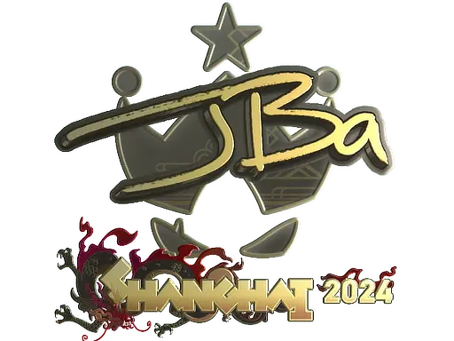 Sticker | JBa (Gold) | Shanghai 2024