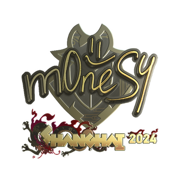 Sticker | m0NESY (Gold) | Shanghai 2024
