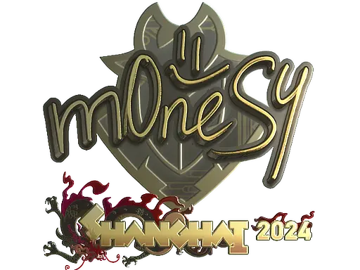 Sticker | m0NESY (Gold) | Shanghai 2024