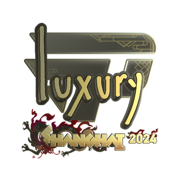 Sticker | lux (Gold) | Shanghai 2024