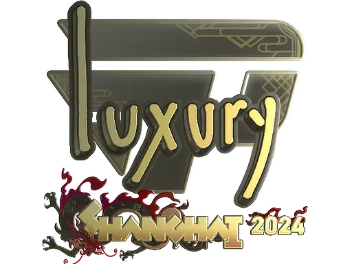 Sticker | lux (Gold) | Shanghai 2024