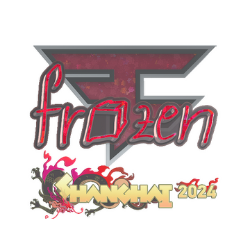 Sticker | frozen (Glitter) | Shanghai 2024