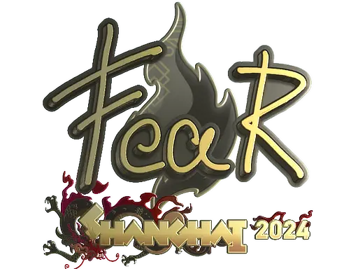 Sticker | fEAR (Gold) | Shanghai 2024