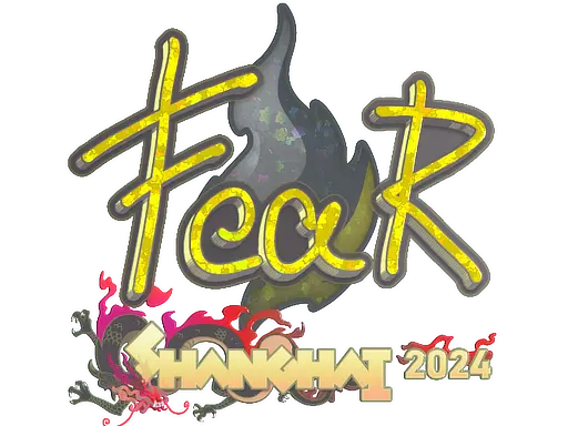 Sticker | fEAR (Glitter) | Shanghai 2024