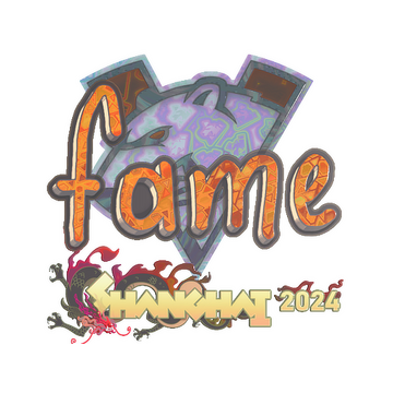 Sticker | fame (Holo) | Shanghai 2024