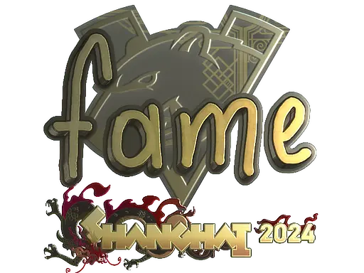 Sticker | fame (Gold) | Shanghai 2024
