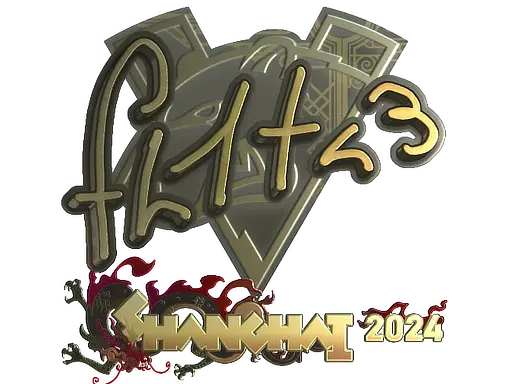 Sticker | FL1T (Gold) | Shanghai 2024