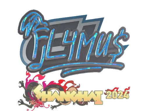Sticker | FL4MUS (Glitter) | Shanghai 2024