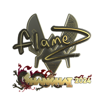 Sticker | FlameZ (Gold) | Shanghai 2024