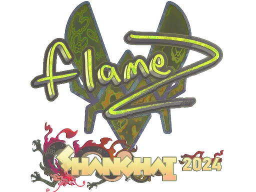 Sticker | FlameZ (Holo) | Shanghai 2024