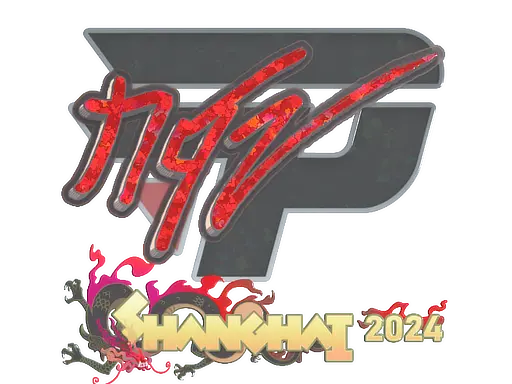 Sticker | NQZ (Glitter) | Shanghai 2024