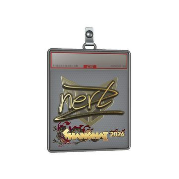 Sticker Slab | NertZ (Gold) | Shanghai 2024