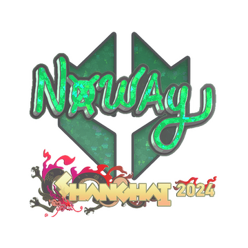 Sticker | noway (Glitter) | Shanghai 2024