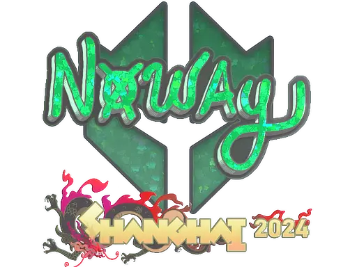 Sticker | noway (Glitter) | Shanghai 2024