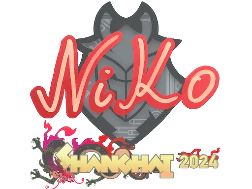 Sticker | NiKo | Shanghai 2024