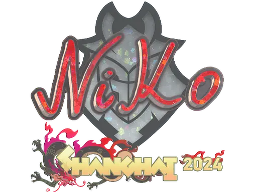Sticker | NiKo (Glitter) | Shanghai 2024