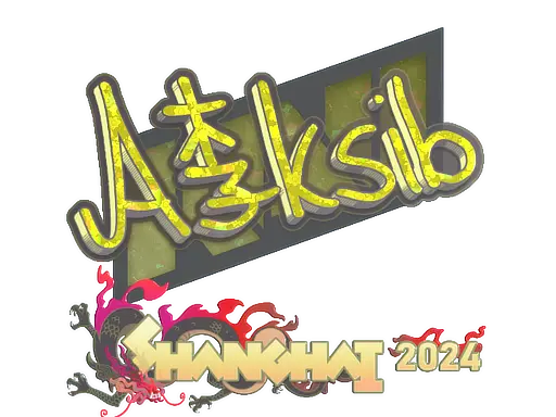 Sticker | Aleksib (Glitter) | Shanghai 2024