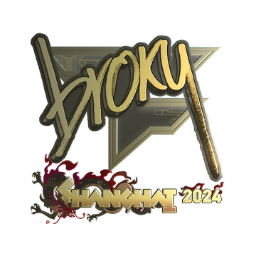 Sticker | broky (Gold) | Shanghai 2024
