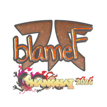 Sticker | blameF (Glitter) | Shanghai 2024