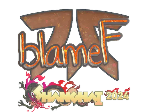 Sticker | blameF (Glitter) | Shanghai 2024