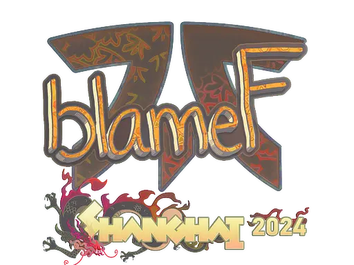 Sticker | blameF (Holo) | Shanghai 2024