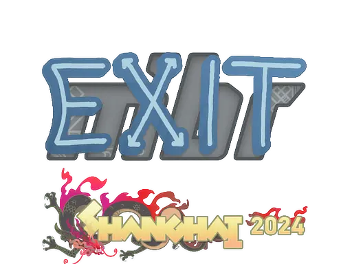 Sticker | exit | Shanghai 2024