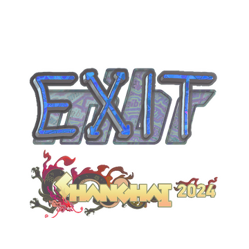 Sticker | exit (Holo) | Shanghai 2024