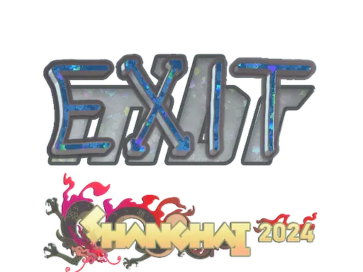 Sticker | exit (Glitter) | Shanghai 2024