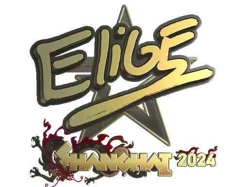 Sticker | EliGE (Gold) | Shanghai 2024