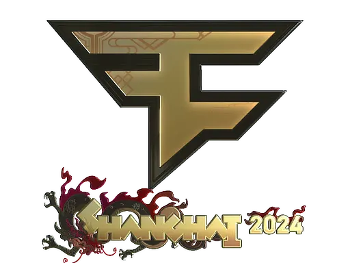 Sticker | FaZe Clan (Gold) | Shanghai 2024