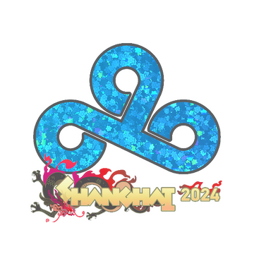 Sticker | Cloud9 (Glitter) | Shanghai 2024