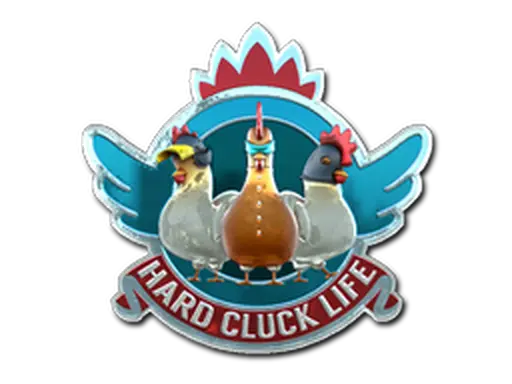 Sticker | Hard Cluck Life (Foil)