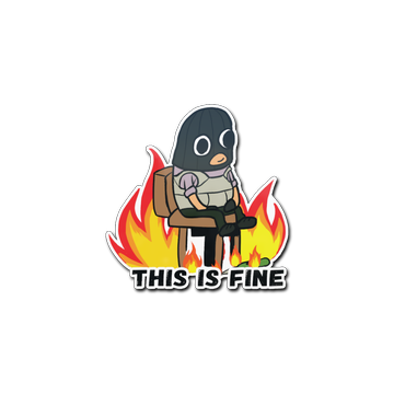 Sticker | This Is Fine (T)