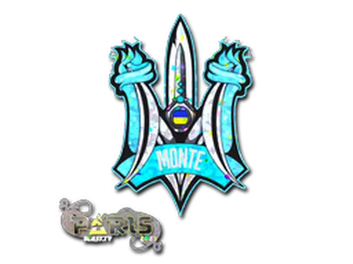Sticker | Monte (Glitter) | Paris 2023