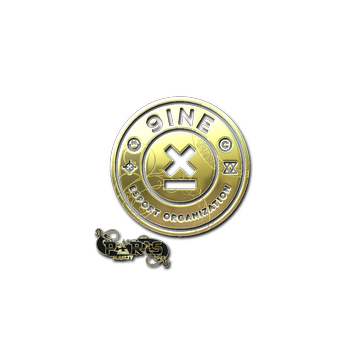 Sticker | 9INE (Gold) | Paris 2023