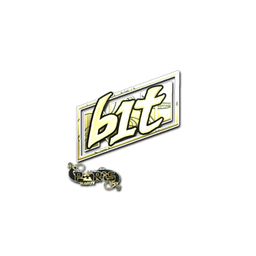 Sticker | b1t (Gold) | Paris 2023