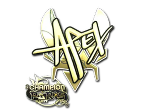Sticker | apEX (Gold, Champion) | Paris 2023